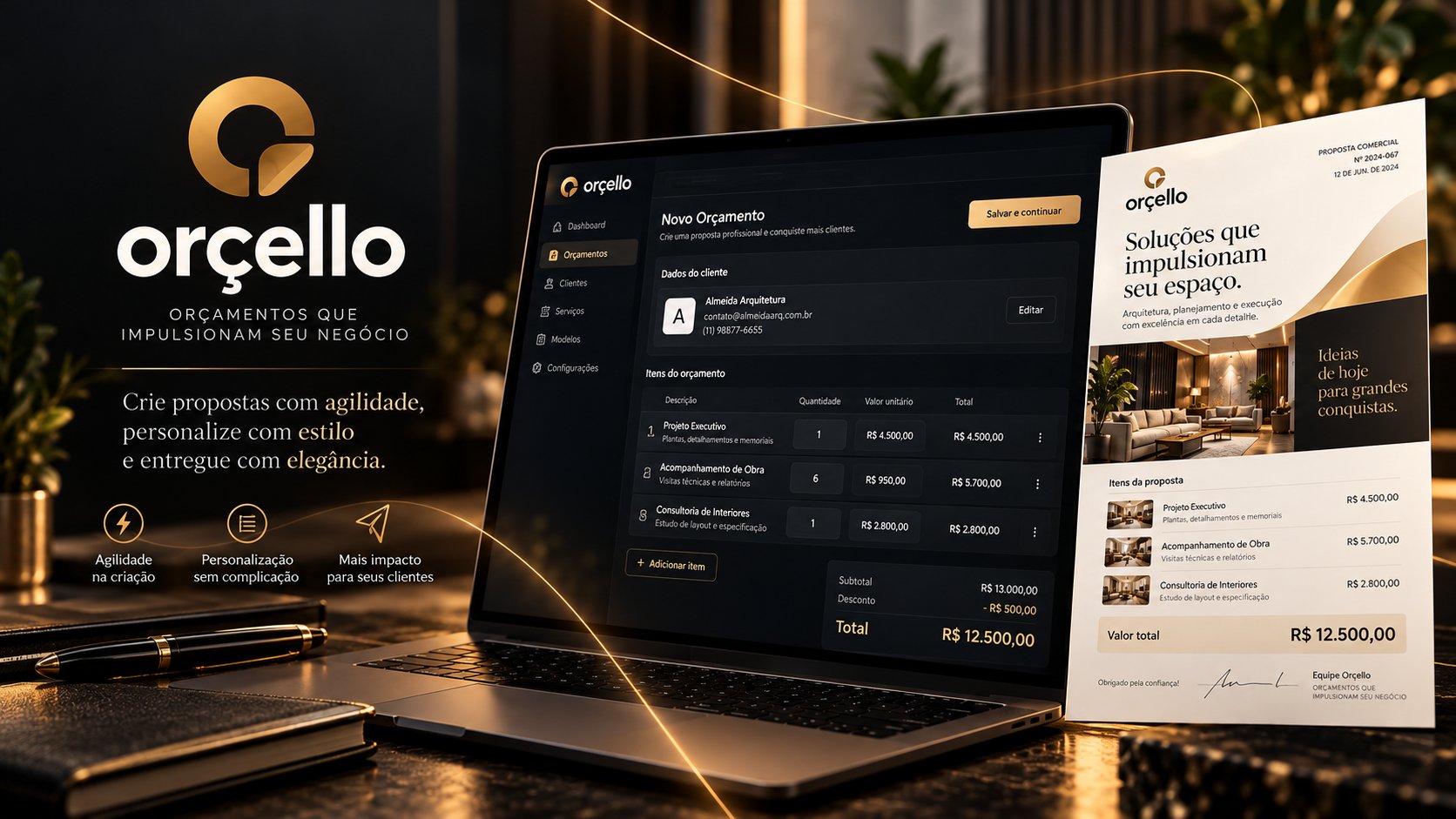 Orçello — Orçamentos que impulsionam seu negócio